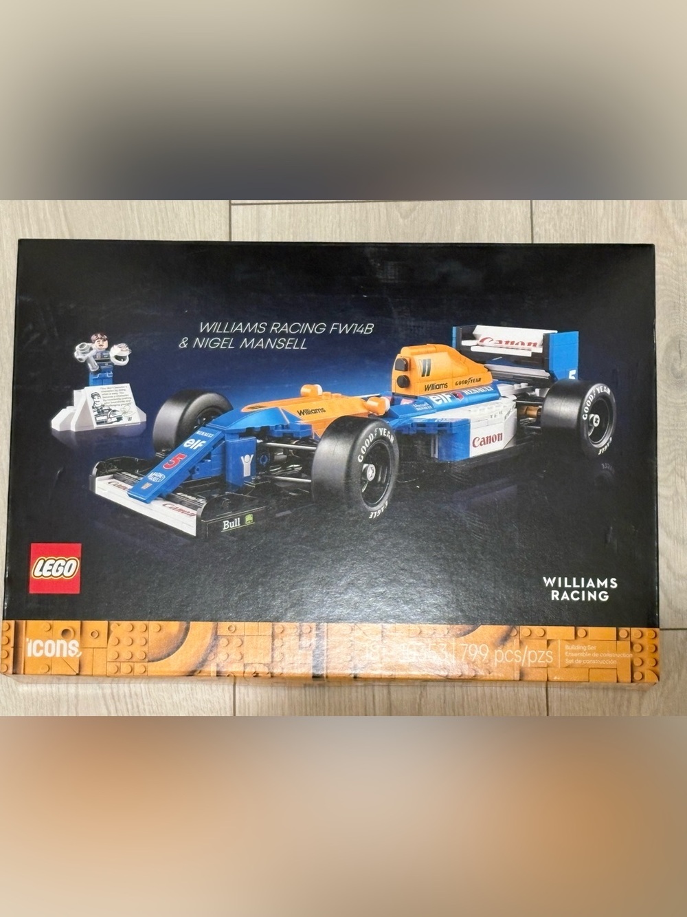 LEGO Icons Williams Racing FW14B & Nigel Mansell #10353